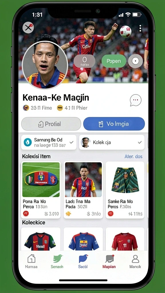 asia200 - Statistik permainan yang membantu pemain memantau kinerja.