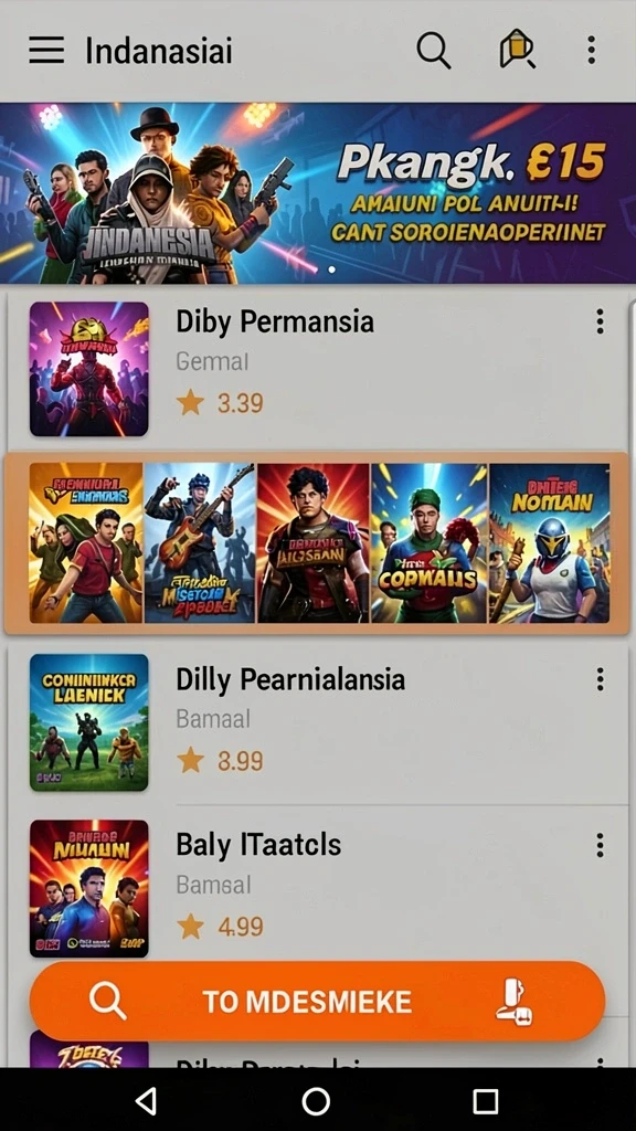 idnseru - Tampilan antarmuka yang menarik dan mudah digunakan.